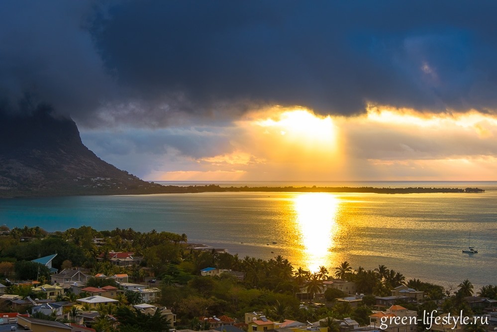 Закаты на острове Маврикий. Сансет-пост